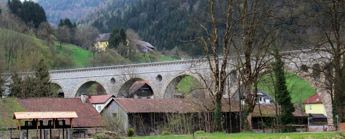 Blick auf die II. Wiener Hochquellenwasserleitung