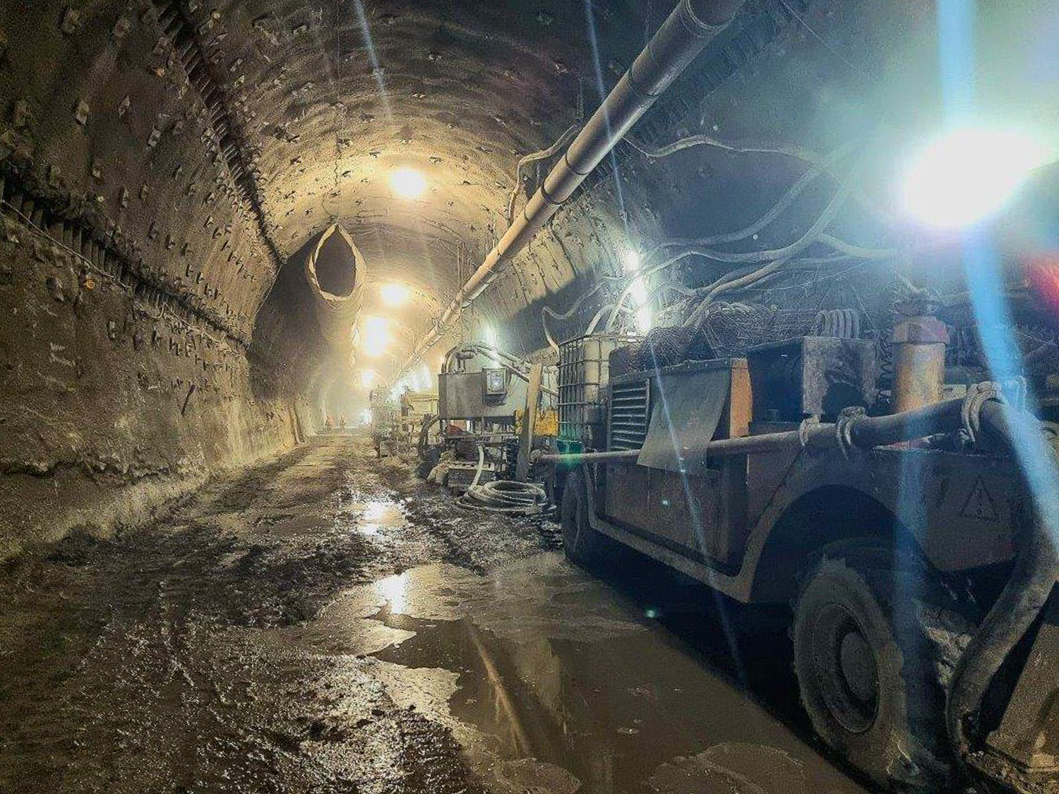 Baustellenbesichtigung Semmering Basistunnel, Tunnelportal Gloggnitz